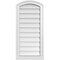 Ekena Millwork Arch Top Surface Mount PVC Gable Vent: Functional, w/ 2"W x 2"P Brickmould Sill Frame, 16"W x 34"H GVPAR16X3403SF - alternate 1